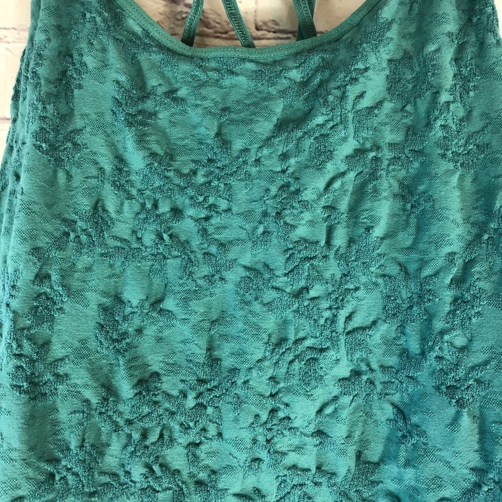 Anthropologie Teal Green Camisole Size Medium - Picture 3 of 10